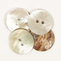 Arched White Mother of Pearl 20mm